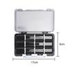 Fishing Tackle Box Portable Fishing Accessories Lure Hook Storage Case 12 Compartments Removable Fishing Tool Organizer Boxes