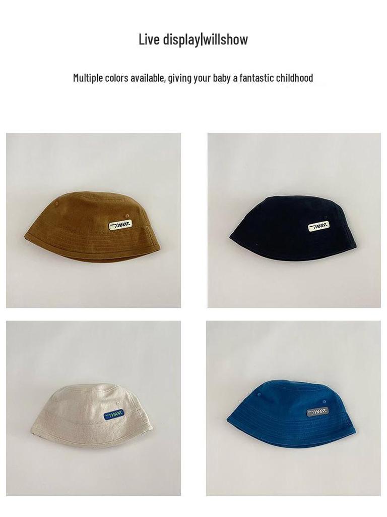 Spring & Autumn Baby Fisherman Hats: Boys & Girls Basin & Bucket Styles