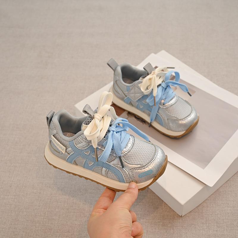 Children's Forrest Gump shoes 2025 spring and autumn new mesh girls casual sports shoes breathable trendy dad shoes middle and old children