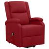 VidaXL Fauteuil inclinable Rouge bordeaux Tissu