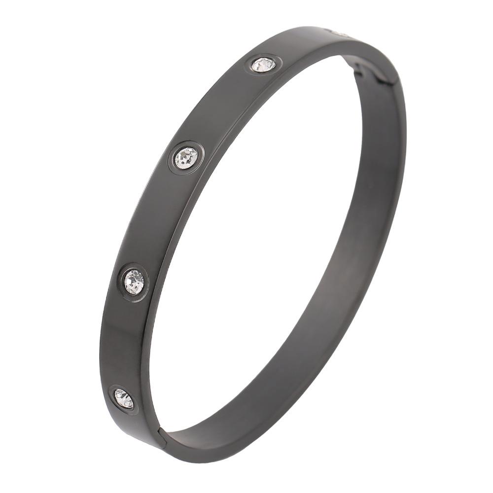 

Стильные мужские и женские браслеты из нержавеющей стали и титана с бриллиантами, популярные в Европе и Америке