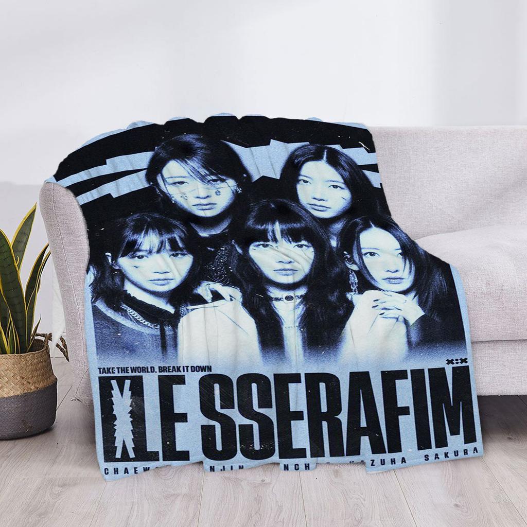 Couverture de canapé Le Serafim Couvertures douces et moelleuses Maison et décoration Jeté Lit Genou Personnalisé Anime Luxe Jetés Mignon pour enfants