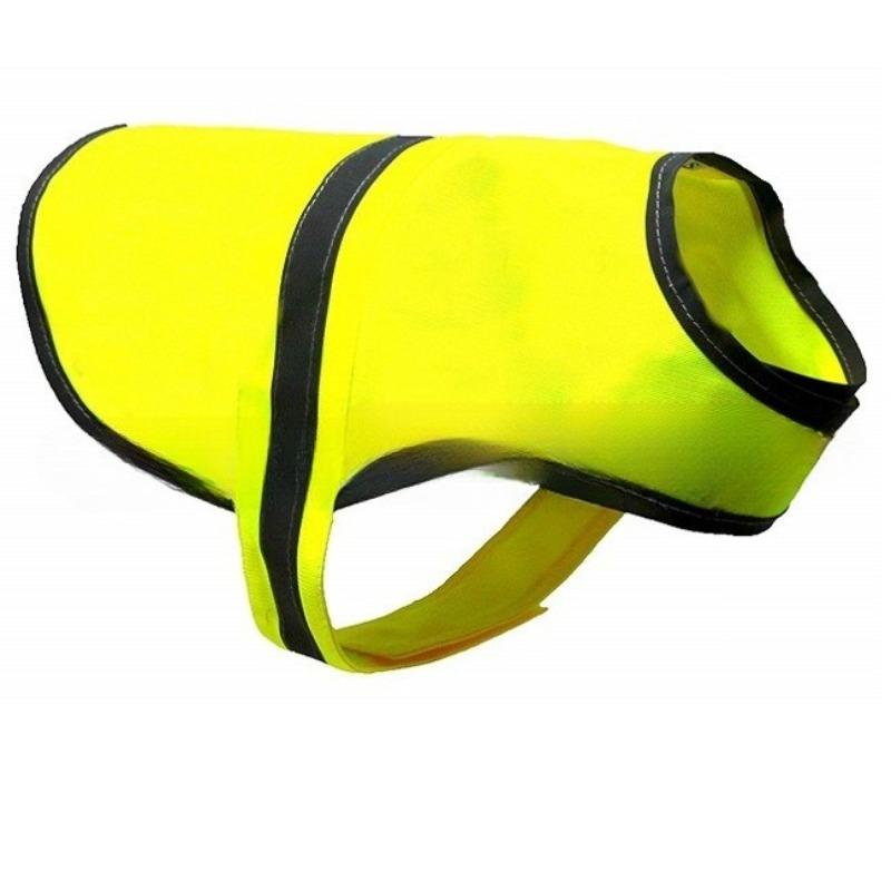 

Reflective Dog Vest for Small Medium Large Dogs – Adjustable Safety Harness with LED Light Strip M зелений