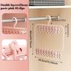Multi-clip Sock Drying Rack Multi-functional Removable Space-saving Socks Underwear Baby Saliva Towel Household Storage Rack