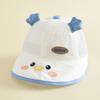 Cute Cartoon Semi-Mesh Children's Windproof Sun Hat - Versatile Outdoor Bucket Hat for Babies
