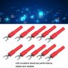 10pcs 4mm Fork Spade Wire Connectors U Type Electrical Crimp Terminal for Testing Multimeter