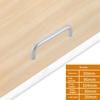 Aluminum Alloy Furniture Cabinet Door Handle Drawer Pulls Knobs Multi Size For Wardrobe Cupboard Home Decoration