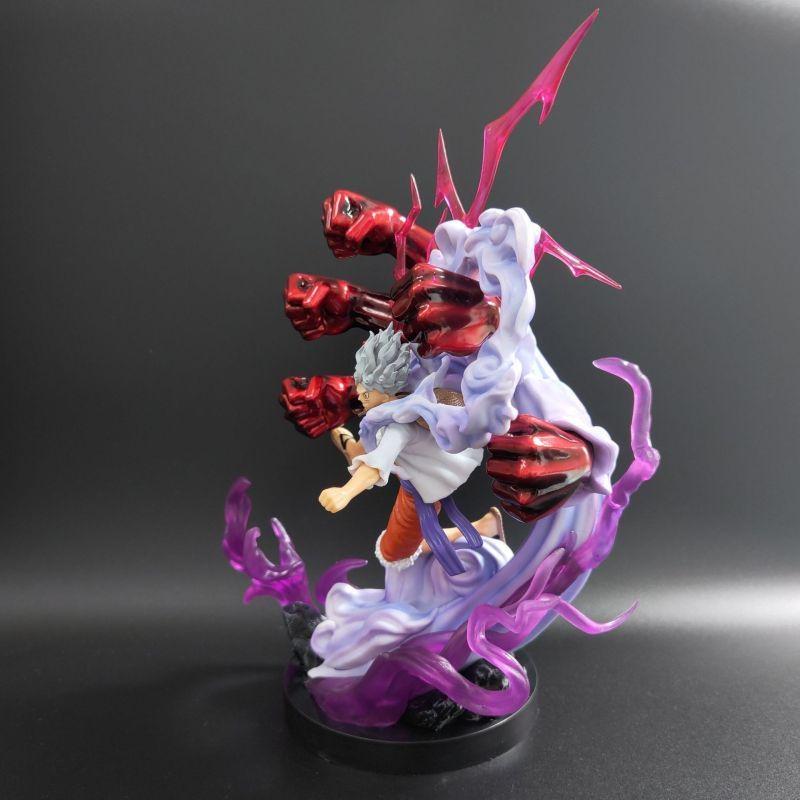 Anime One Piece Figurină Luffy Gear 5 Figurină de acțiune Zeul Soarelui Luffy Nika Figurină de acțiune din PVC Statuie Model de colecție păpușă Jucării