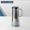 Diller Large Glass Water Pitcher for Hot & Cold Drinks