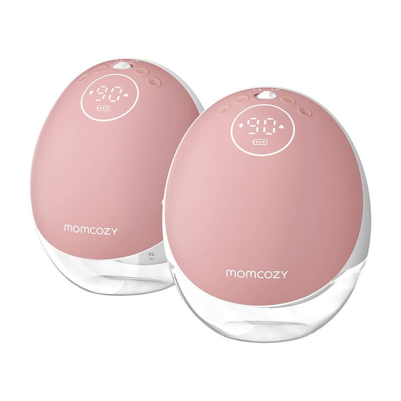 Laktator Podwójny Bez Użycia Rąk Momcozy M9 Podwójny (Czerwony)