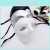 Masquerade Halloween Male Mask With Half Face Design For Adults Party Cosplay