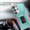 For Samsung Galaxy S23 Ultra Case Slide Lens Lid PC+TPU Phone Cover Kickstand Shell