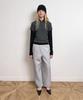 Daiaegeuneol Stripe Hoodie Layered Tee (Black)