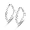 Fashion Women Jewelry Silver plated Hoop Studs Dangle Earrings