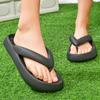 Fashion Thick Sole Slippers Men EVA Flip Flops Summer Shoes Couple Slippers Big Size 47 Outdoor Beach Sandals for Men Chanclas De Hombre