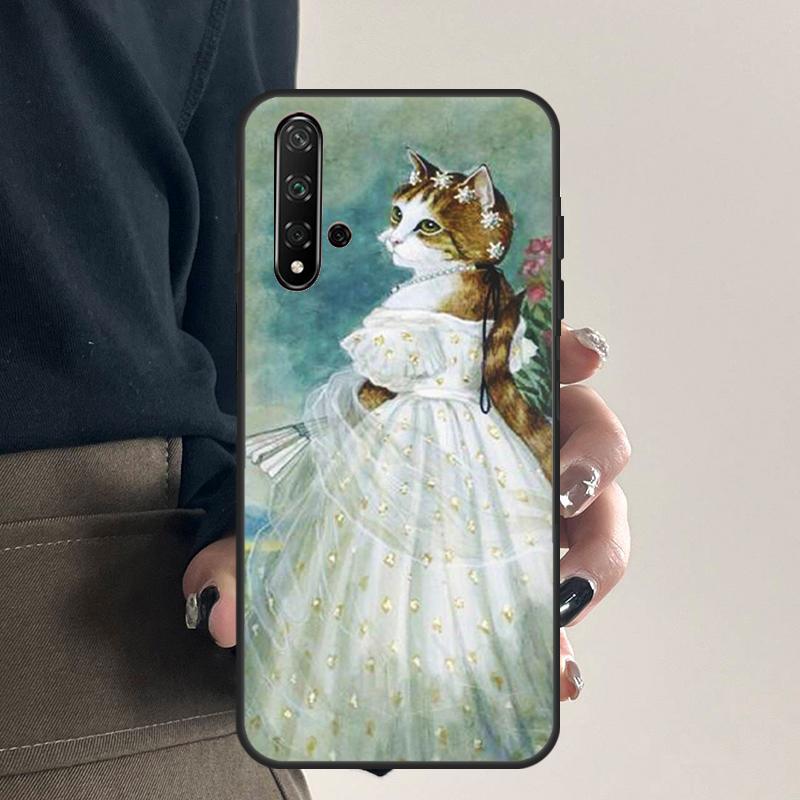 Renaissance Cats Rich Art For Huawei Nova 12s 12i 11i 7i 8i 9 10 SE Y91 Y90 Y60 Y70 Y72 Y61 P60 Pro P30 P40 Lite Case