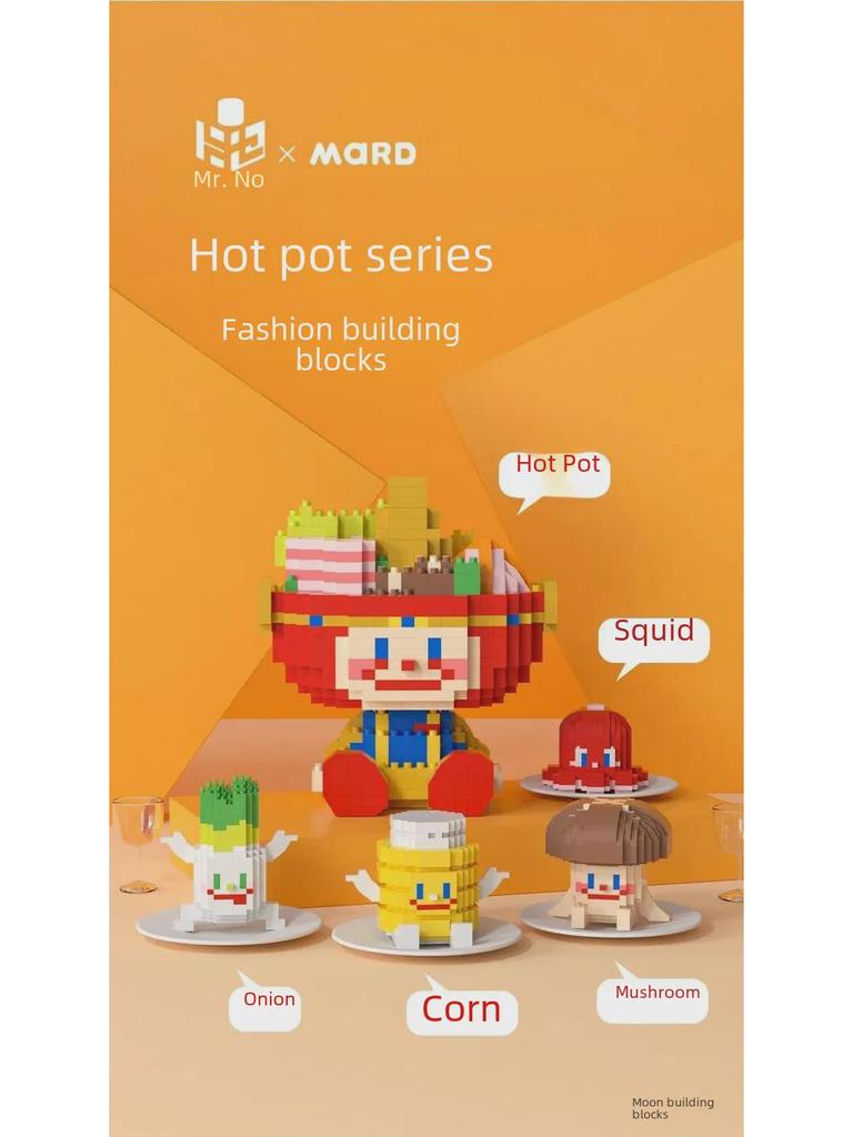 LD Educational Building Blocks Stress Relief Toys - Trendy, Exquisite Desktop Ornaments for Boys and Girls