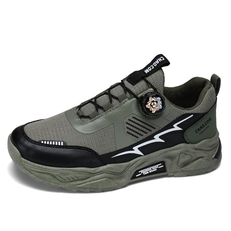 Herren Koreanische atmungsaktive lässige Sportschuhe vier Jahreszeiten neu weich besohlt Drehende Schnürsenkel Outdoor Laufschuhe Studenten Sneaker