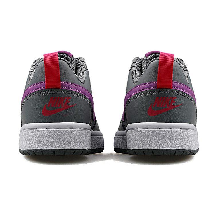 Nike Court Borough Low 2 Synthetic Leather Slip Resistant Cushioning Abrasion Resistant Low top Skateboard Shoes BQ5448-006
