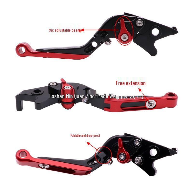 Folding Brake, Clutch, and Handbrake Levers for Yamaha FZS150V2/V3, FZR150V2.