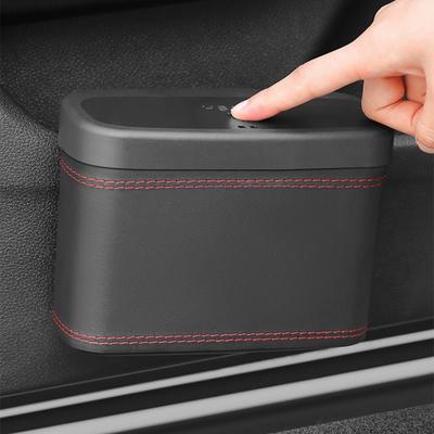 Universeller Auto-Mülleimer zum Aufhängen, Fahrzeug-Müll-Staubbehälter, Multifunktionale Rückenlehnen-Aufbewahrungsbox, Drück-Mülleimer Zubehör