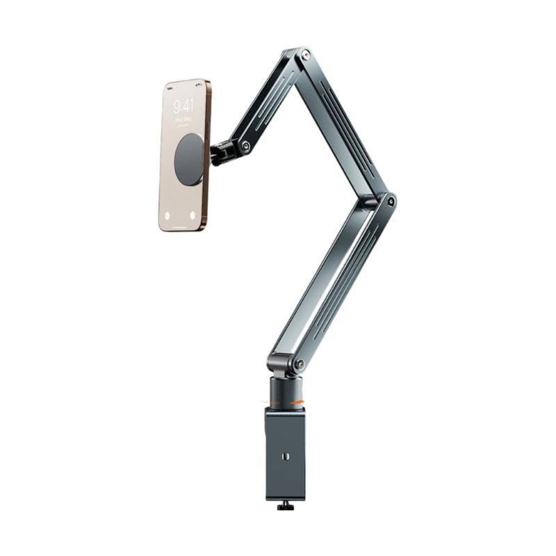 

Quick Install Adjustable Pad Tablet Stand Heavy Duty Metal Arm Mount for 4-13inch Phones Tablets Holder 1