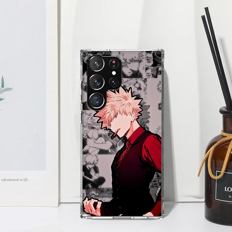 My Hero Deku Phone Case For Samsung Galaxy S26 S25 Edge S24 FE S23 S22 Ultra S21 Plus S20 + Art Fundas Back Cover Galaxy S25 Edg