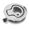 2in Boat Door Hatch Lock Round Locking Style 316 Stainless Steel Flush Pull Slam Latch for RV Marine Home