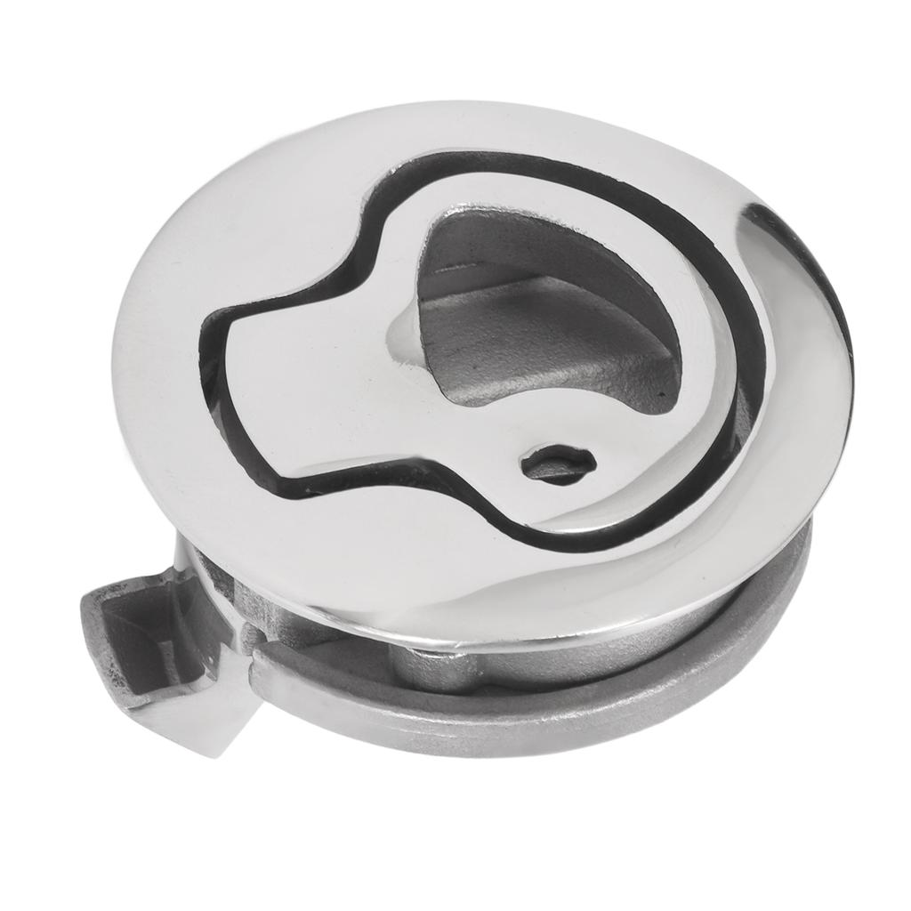 2in Boat Door Hatch Lock Round Locking Style 316 Stainless Steel Flush Pull Slam Latch for RV Marine Home