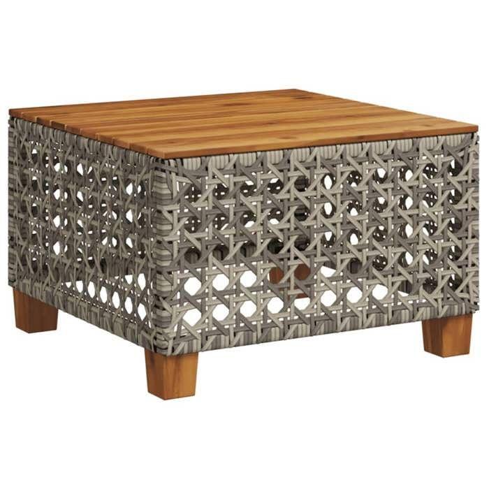 VidaXL Salon de jardin 9 pcs avec coussins gris résine tressée 3261963