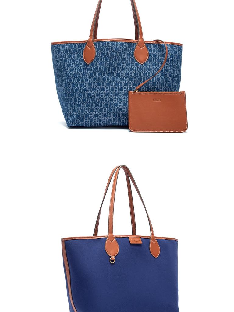 CHCH Women's Large Capacity Denim Shoulder & Crossbody Summer Tote