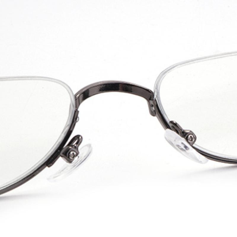 Retro Ultra-light Metal Half Frame Reading Glasses Portable Men Women Readers Optical Spectacle Small Frame Eyeglass