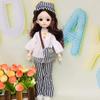 Long Hair 30cm Bjd Doll with Clothes Attractive Eyes Princess Makeup Ball Joint Doll  Babies