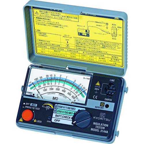 Kyoritsu Electric Meter (KYORITSU) 3148A QMEG 2-Range Compact Insulation Resistance Meter