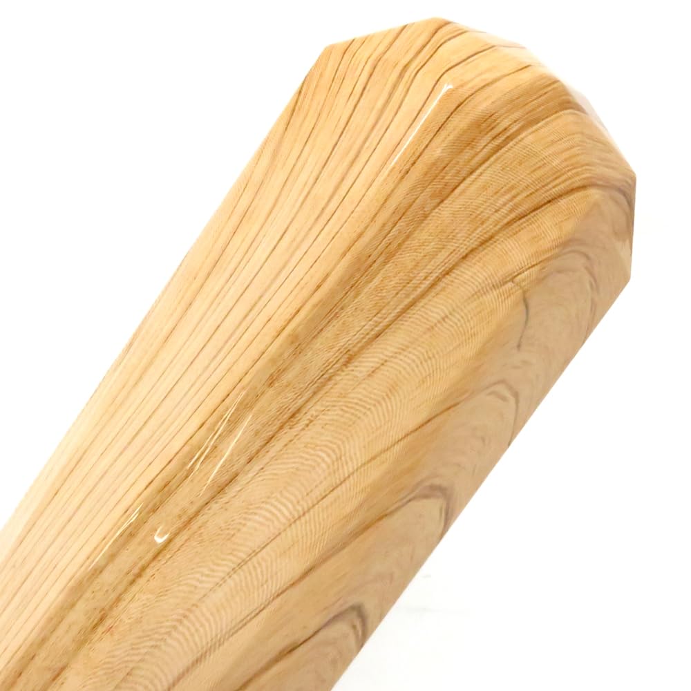 ALTEED 15cm Octagonal Shift Universal Fit for ATMT and M12 Wood Grain Knob, M8, M10, Cars, (Brown)