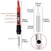 Digital Soldering Iron 80W with ON/OFF Switch Adjustable Temperature LCD Welding Tools Ceramic Heater Soldering Tips