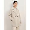 Jiusi Annaco Women's Double-Breasted Camel Wool Double-Faced Winter Coat