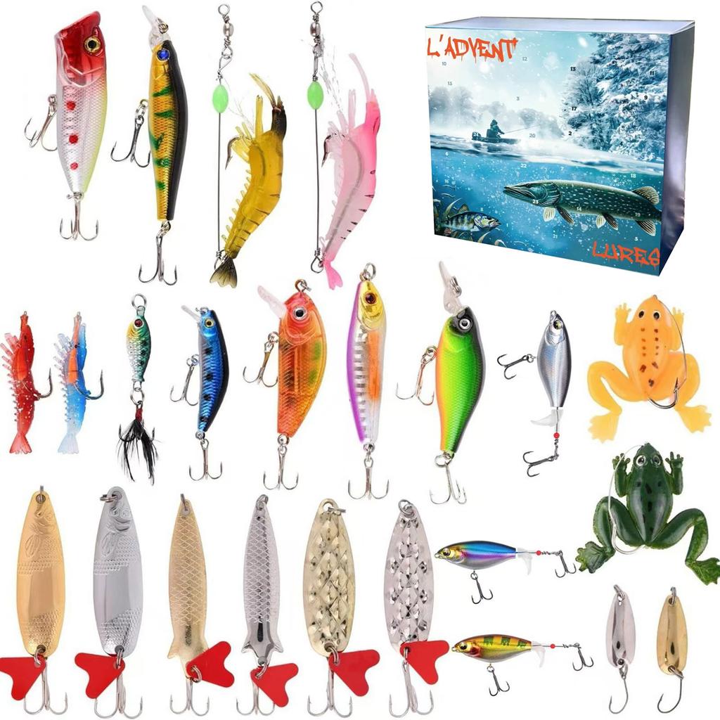 Kalendář rybářských akcí, Rybaření , Jedinečný adventní kalendář pro rybáře, adventní kalendář vhodný pro rybářské nadšence