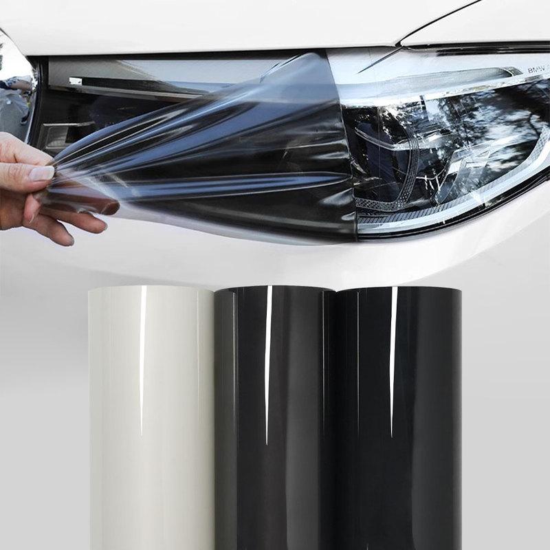 TPU Car Headlight Protective Film Clear Cover for Cars Motorcycles SUV UV Resistant Self-Healing Scratch Proof Auto Accessories