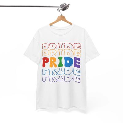 Szivárvány Hangulatú Póló | LGBTQ+ Büszkeség Fesztivál Póló | Színes Szerelem