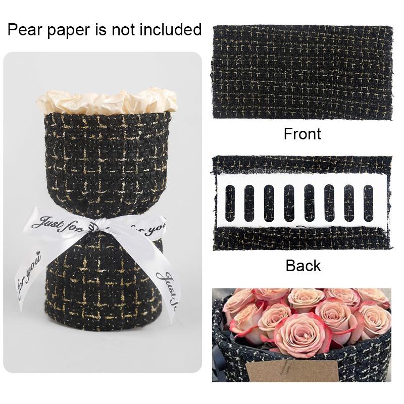 

1 шт. Круглый упаковочный материал для цветов Модный и минималистичный цветочный декор Подарок 35x20см 1pc