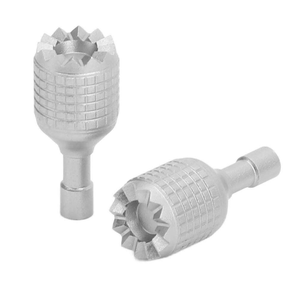 2 ks Hliníkové slitiny Stříbrné CNC Obrábění Dron Dálkový ovladač Kniply Joystick pro Mini 3 Pro RC s Obrazovkou