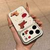 Apple Plaid Pony Is Suitable for iPhone17 Large Window 16promax Mobile Phone Case 15 Fine Holes 14 All-inclusive.
