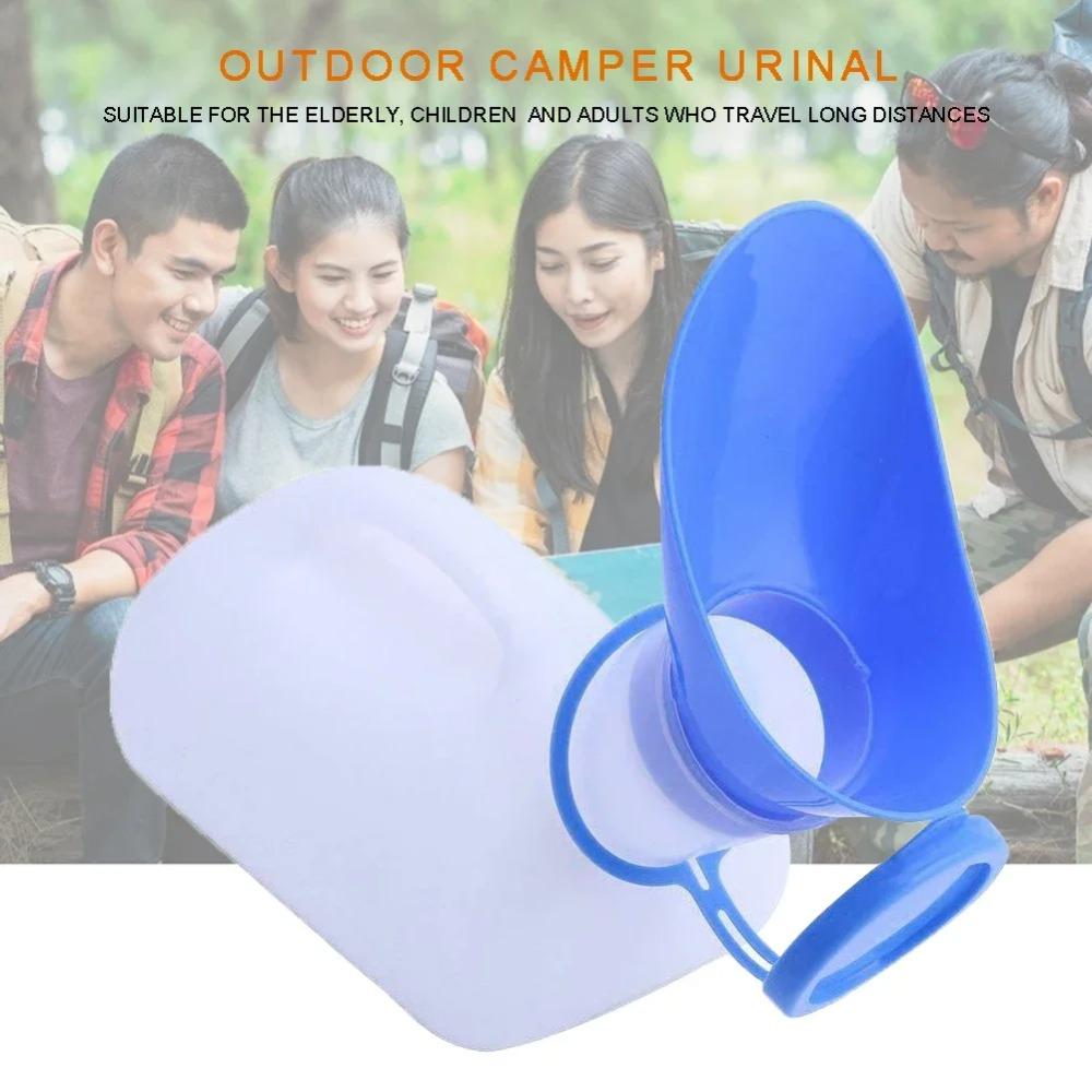 2PCS Camping Toilet Portable Travel Urinal for Women Men Outdoor Camping Car Emergency Toilet Discreet Urine Bottle Chamber Pot