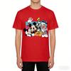 T-shirt alla moda e cool più venduta con motivo a storia di Topolino Abbigliamento T-shirt larga per adulti e bambini con girocollo