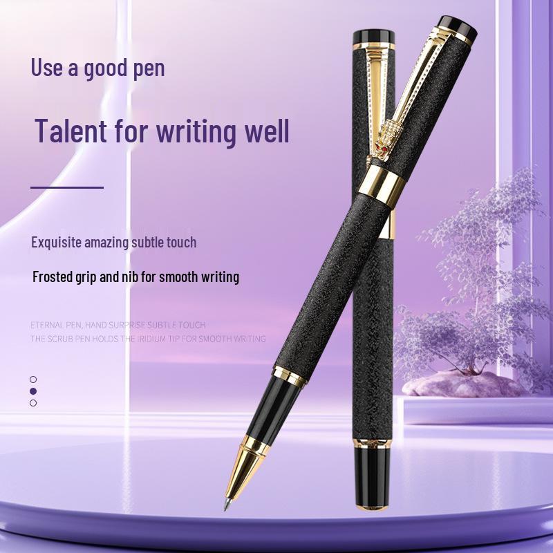 Signature Metal Gel Pen with Nib and Barrel - Ideal for Business, Office, or Gifting