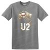 חולצת טי עם גרפיקה של להקת רוק רטרו U2, טי שירט וינטג' להבי מטאל