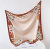 Korean Japanese Sweet Floral Square Scarf Women Summer Decorative Neck Scarf
