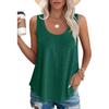 Amazon Independent Station European and American Cross-Border Trade 2025 Spring/Summer New Round Neck Loose Sleeveless T-Shirt Top In Stock
