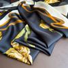 Retro printing spring and summer 91 large square scarf decorative scarf thin sunscreen silk scarf air conditioner shawl neck protection year